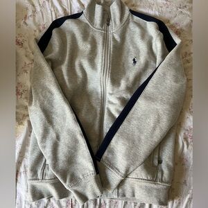 Polo by Ralph Lauren Gray Zip Up Sweater